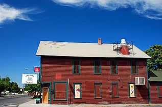 The Echo Saloon in Echo, Oregon. Built in c.1883.