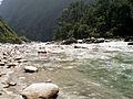 Image 19Flowing rivers can act as dispersal vectors for plant matter and invertebrates. (from River ecosystem)