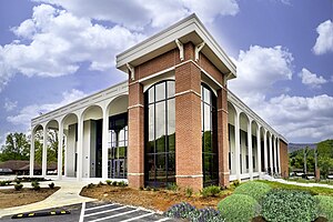 Towns County Courthouse in Hiawassee