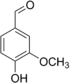 Molecular structure of vanillin