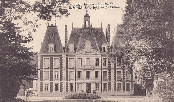 Le château de Bimare, près de Buchy.