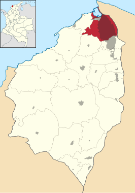Kaart van Barranquilla