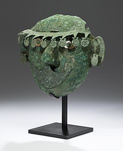 Mască, cultura Moche, c.100-600