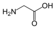 Chemical structure of Glycine