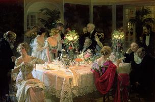 End of supper, 1913