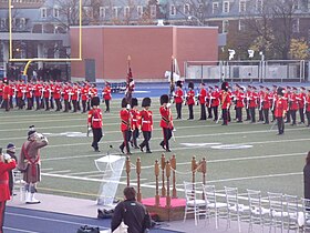 Presentation of Colours March Off