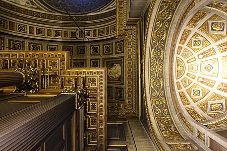 Detail of the ceiling vaults