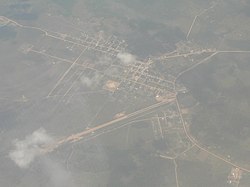 Ixiamas as seen from the air