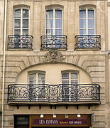 Détail de la façade.