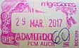 Entry stamp