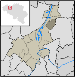 Kaart van Desteldonk