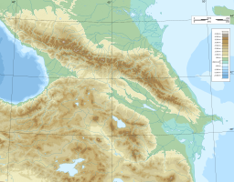 Location of the reservoir in Armenia.