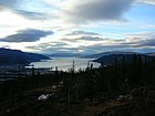 Kvitbergan, with Ranfjorden in the background