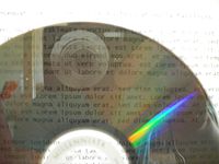 M-DISC optical storage medium transparency demonstration