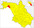 Collocatio finium Municipii Salerinati in Provincia Salernitana.