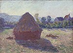 Haystack in the Evening Sun, 1891. Oil on canvas. Gösta Serlachius Fine Arts Foundation.