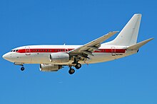 Janet Boeing 737-66N registration N273RH landing in Las Vegas.