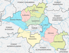 Plan powiatu toruńskiego