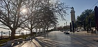 The square of Alexandroupolis' lighthouse