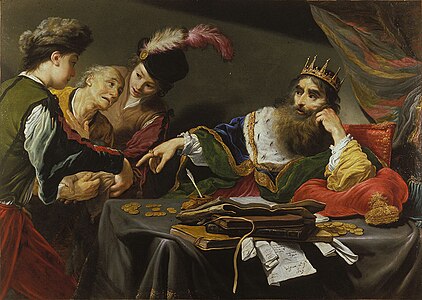 La parabole du serviteur impitoyable (1629) de Claude Vignon (óleo sobre tela)