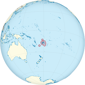 Poloha Fidži
