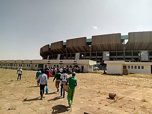 Das Stadion kurz vor einem Spiel (Februar 2019)