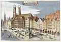 View of the New Town Hall and Frauenkirche looking westward, 1656