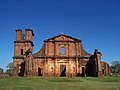 As ruínas de São Miguel, região dos Sete Povos das Missões, no Rio Grande do Sul.