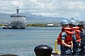 KRI Banda Aceh arrives at Pearl Harbor for RIMPAC on 25 June 2014.