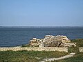 Vestiges des hangars génois sur les rives du liman du Dniestr, dans le Boudjak, en Ukraine.