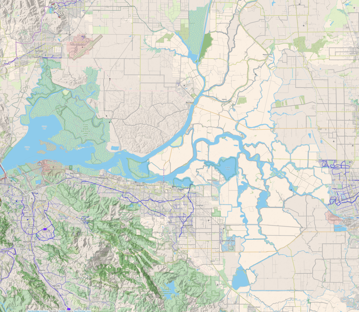 Little Holland Tract is located in Sacramento-San Joaquin River Delta