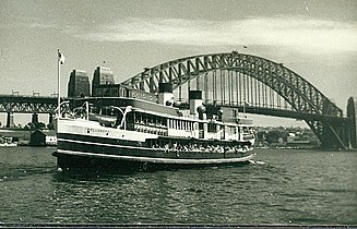 At Circular Quay 1938, rebuilt after the 1936 fire