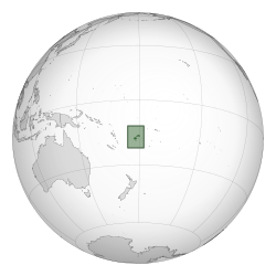 Location o Fiji