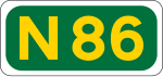 N86 road shield}}