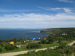 View of Gertner Bay, Cape Red and Kekurny Island