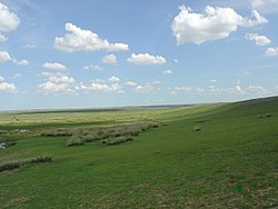 Graslandskap in Binne-Mongolië