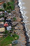 Typhoon damage in December 2004