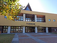 Image of the Front entrance of the Tubman Museum