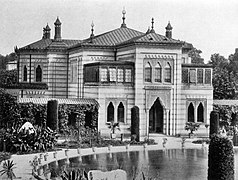 La salle des banquets en 1880 (extérieur)