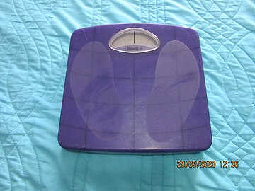 Кућна или купатилска вага, механичка торзиона, за мерење телесне тежине