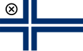 Bandiera usata dai club nautici finlandesi (le insegne del club vanno nel cantone)