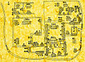 This map from 1785 shows the original campus of Sungkyunkwan. Most of the buildings to the west are gone.