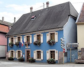 The town hall in Buhl