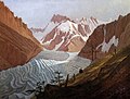 Carl Gustav Carus: Das Eismeer bei Chamonix, 1825–1827