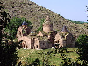 Goshavank, general view from south (from shrine of Mkhitar Gosh)