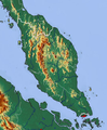 Image 122The topography of Peninsular Malaysia. (from Geography of Malaysia)