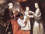 George Clive and his family with an Indian maid, 1765