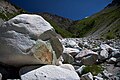 A boulder field at Ala Archa National Park