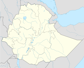 Аддис-Абеба картада