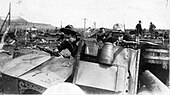 Soldiers of the Colorado National Guard deployed in Ludlow.